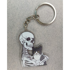 Брелок акриловий Skeleton