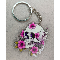 Брелок акриловий skeleton