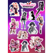 Стикерпак аніме Danganronpa Данганронпа