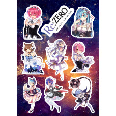 Стикерпак аниме Re Zero