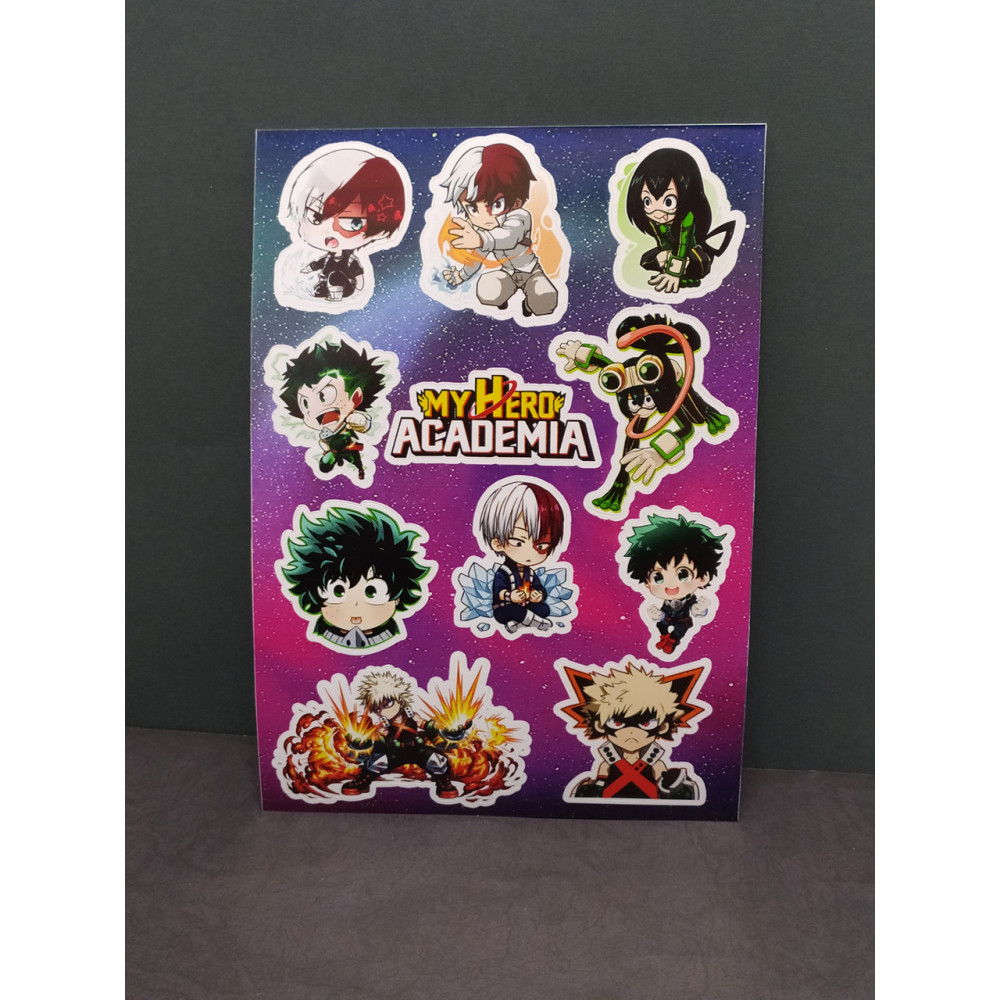 Стикерпак аніме My hero academia Моя геройська академія