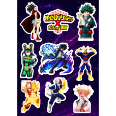 Стикерпак аніме My hero academia Моя геройська академія