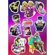 Стикерпак аніме JoJo Джо Джо Джо