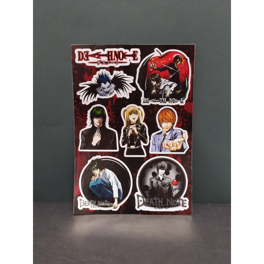 Стикерпак аніме Death note Зошит смерті