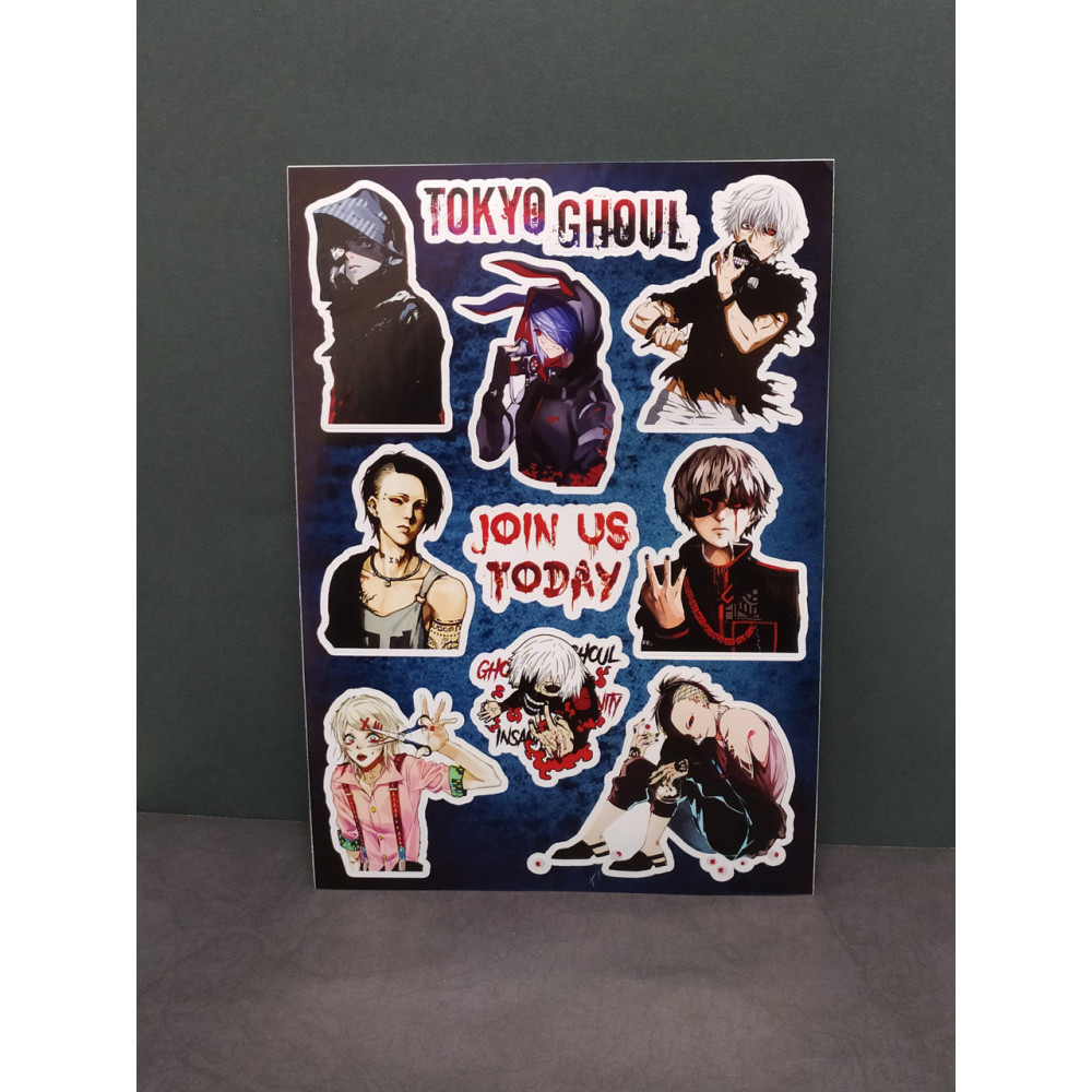 Стикерпак аніме Tokyo ghoul Токійський гуль