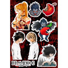 Стикерпак аніме Death note Зошит смерті