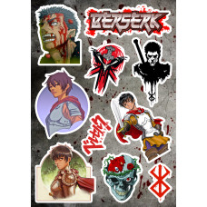 Стикерпак аниме Berserk Берсерк
