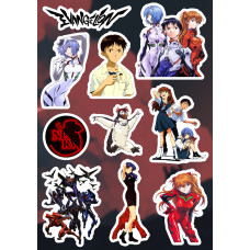 Стикерпак аніме Evangelion Євангеліон