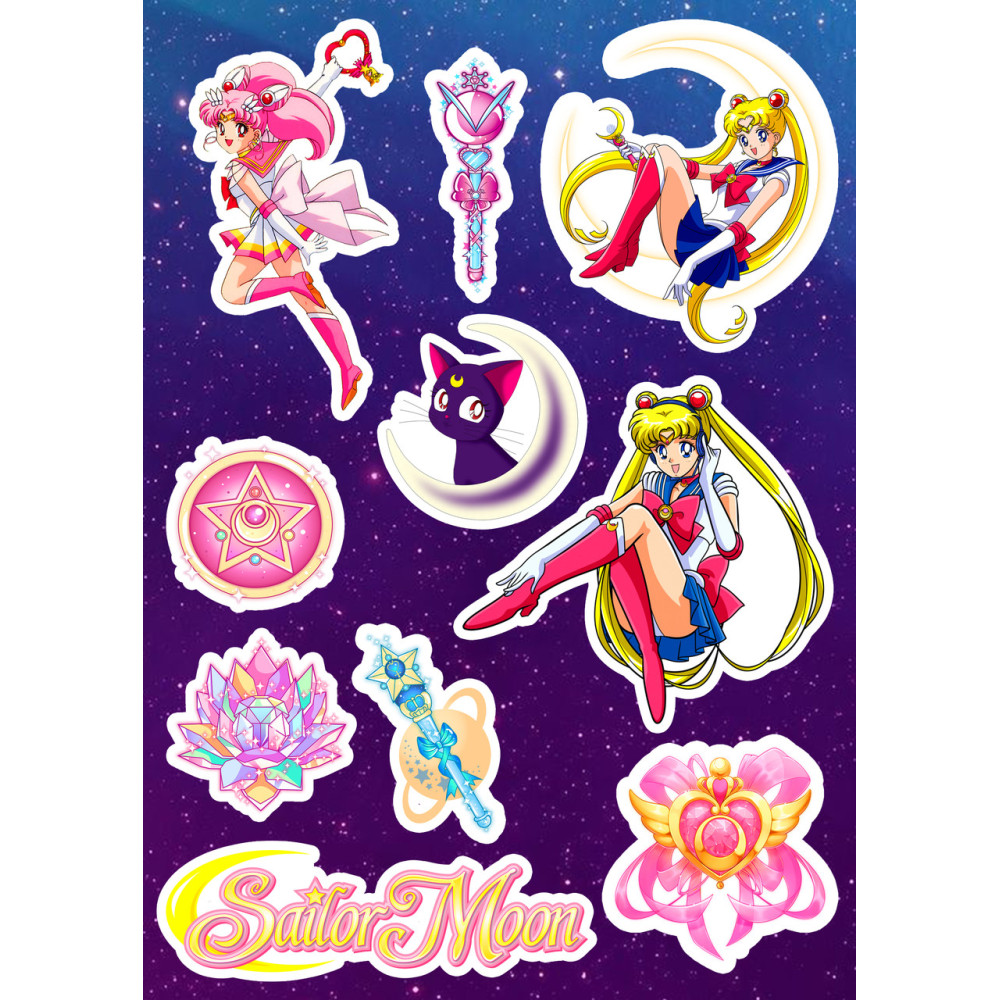 Стикерпак аніме Sailor Moon Сейлор Мун