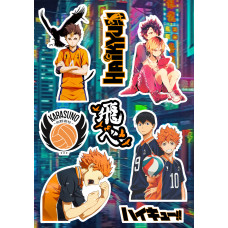 Стикерпак аніме Haikyuu Волейбол