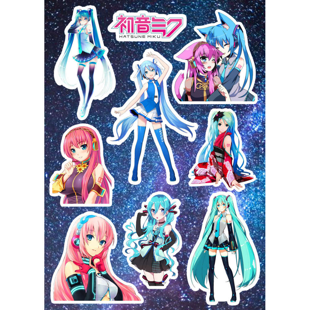 Стикерпак аниме Hatsune Miku Хатсуне Мику