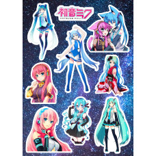 Стикерпак аниме Hatsune Miku Хатсуне Мику