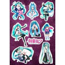 Стикерпак аниме Hatsune Miku Хатсуне Мику