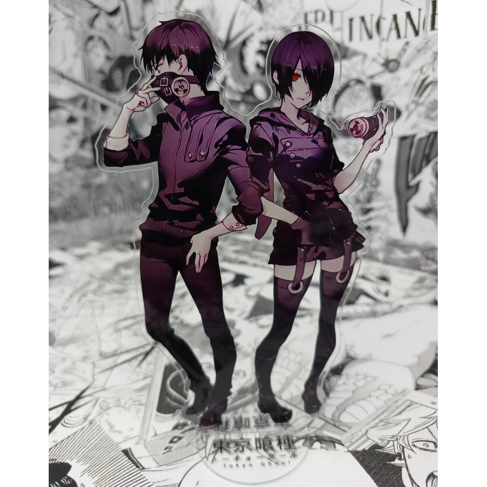 Фігурка акрилова Токійський гуль ( Tokyo Ghoul ) Кен Канекі та Тока Кірісіма