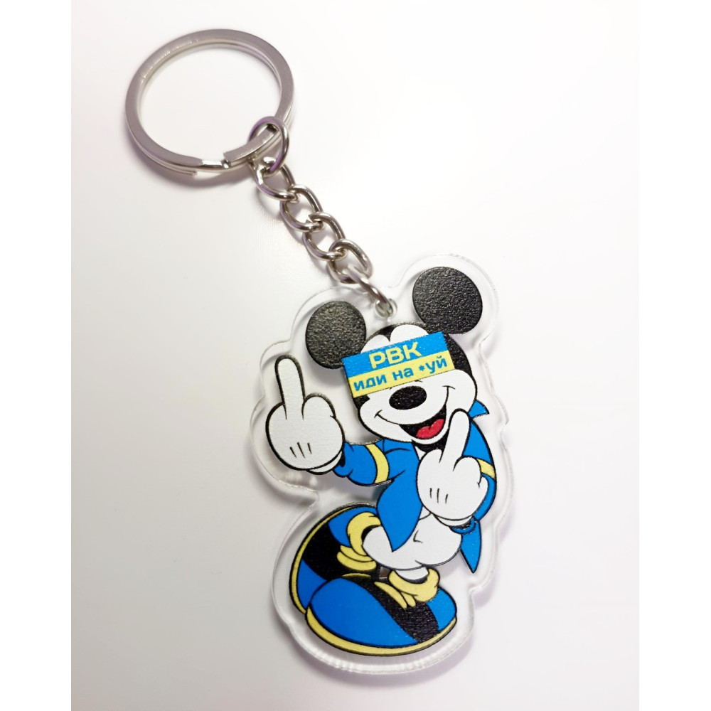 Брелок акриловий аніме Mickey Mouse Міккі Маус