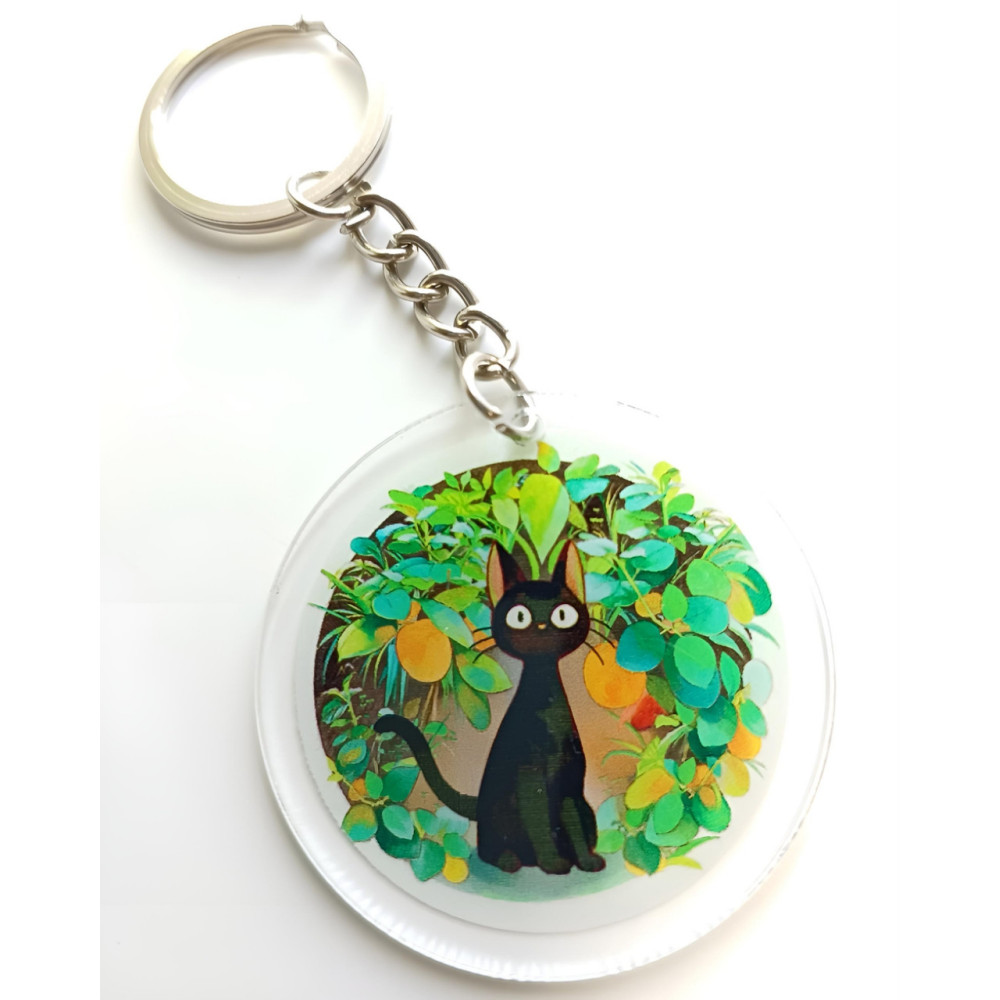 Брелок акриловий аніме Kiki's Delivery Service Дзі-Дзі