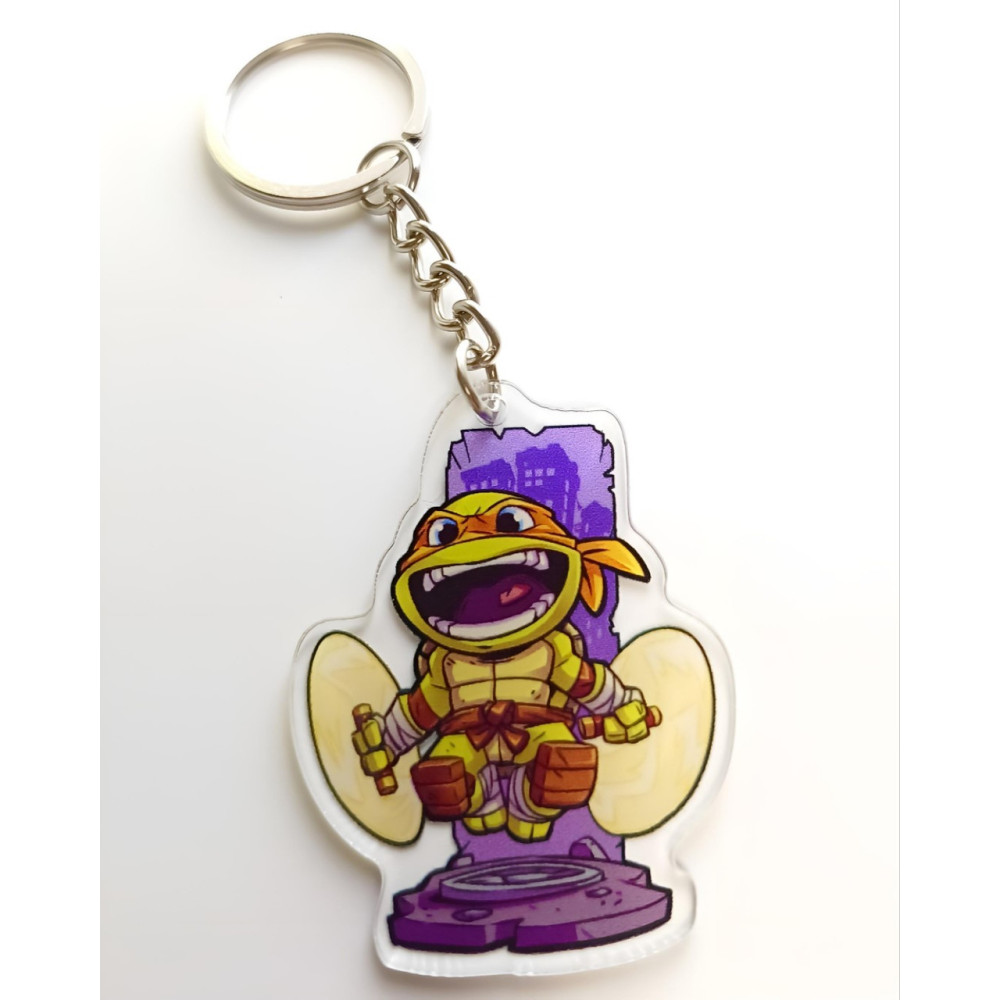 Брелок акриловий Teenage Mutant Ninja Turtles ( Черепашки Ніндзя ) Мікеланджело