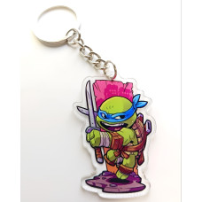 Брелок акриловий Teenage Mutant Ninja Turtles ( Черепашки Ніндзя ) Леонардо