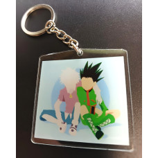 Брелок акриловий аніме Hunter x Hunter Кіллуа Золдік і Гон Фрікс