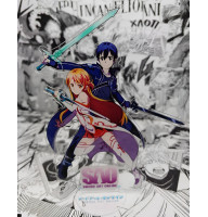Колекційна акрилова фігурка аніме Sword Art Online ( Майстри меча онлайн ) Кіріто і Асуна 165мм