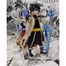 Колекційна акрилова фігурка аніме Fairy Tail ( Хвіст Феї ) Джувия Локсар і Грей Фуллбастер 165мм