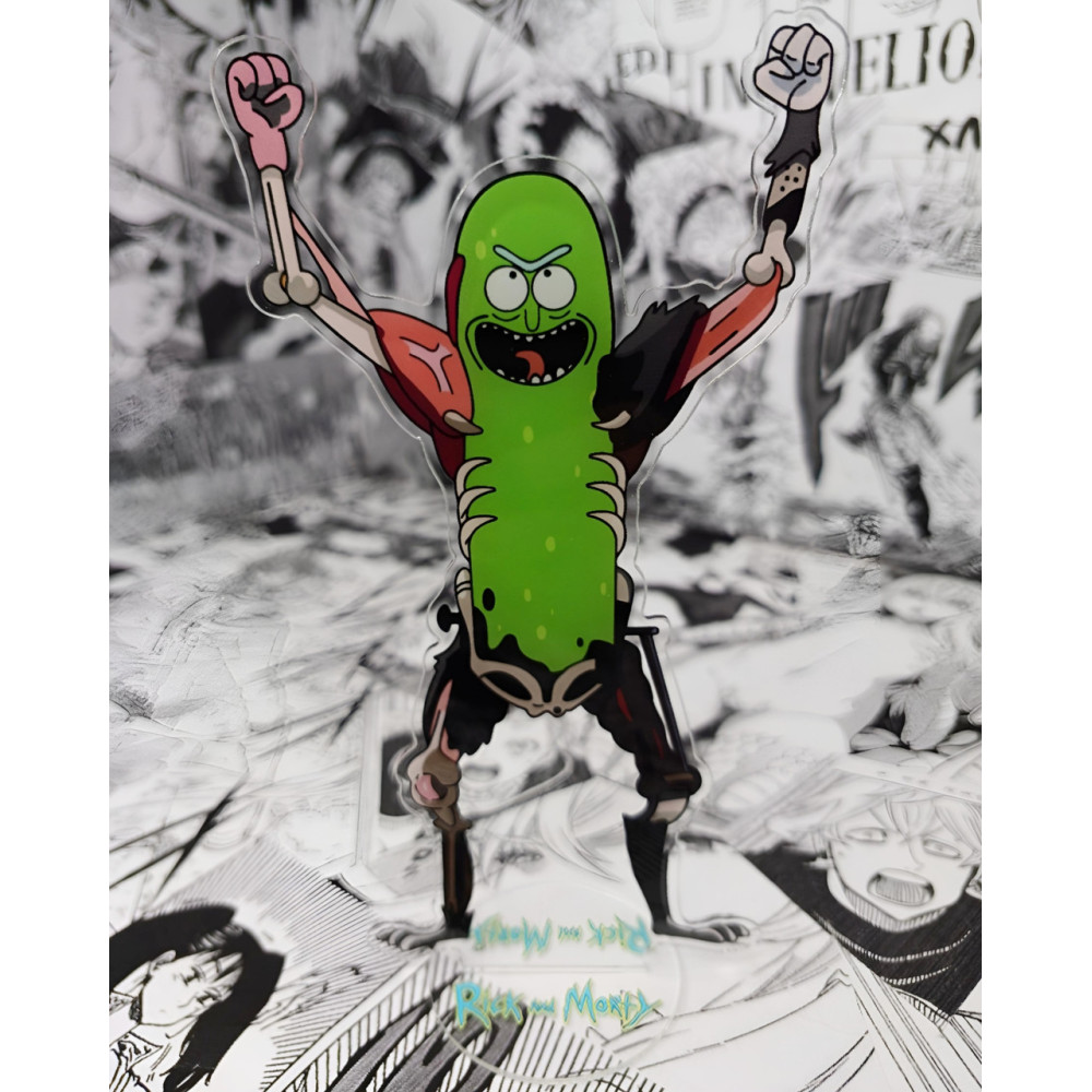 Колекційна акрилова фігурка Rick And Morty Pickle Rick 165мм