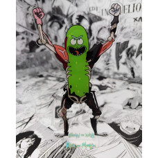 Колекційна акрилова фігурка Rick And Morty Pickle Rick 165мм
