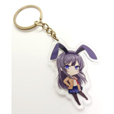 Брелок акриловий Rascal Does Not Dream Of Bunny Girl Senpai Маі Сакурадзіма